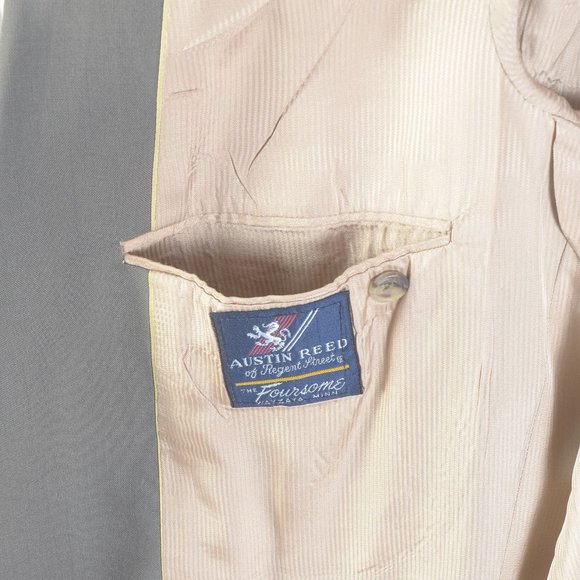 Austin Reed Men's Coat Blazer Olive Size 44R - Picture 9 of 11